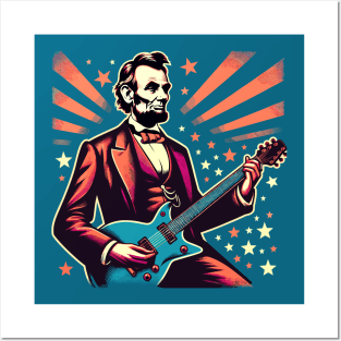 Abe's Emancipation Jam: The Lincoln Country Rocker Posters and Art